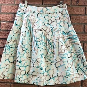 🧁LILLY PULITZER🧁A-LINE PLEATED OPEN FLORAL SKIRT